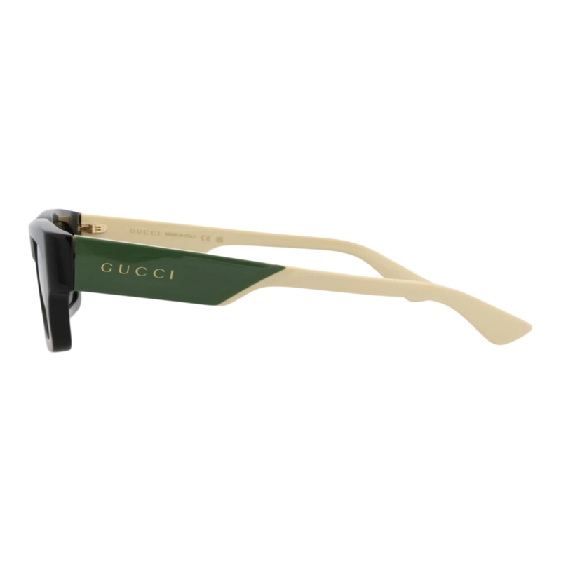 GAFAS DE SOL GUCCI DE ACETATO RECICLADO CON MONTURA CUADRADA PARA HOMBRE EN COLOR NEGRO Y GRIS - 3