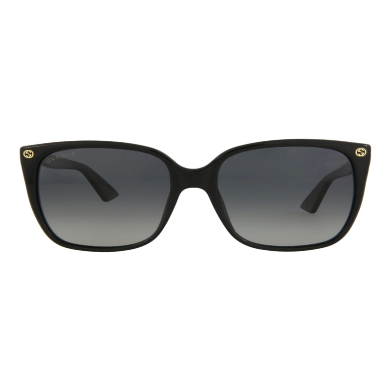 GAFAS DE SOL DE ACETATO CON MONTURA CUADRADA GUCCI PARA MUJER EN NEGRO NEGRO GRIS - 1