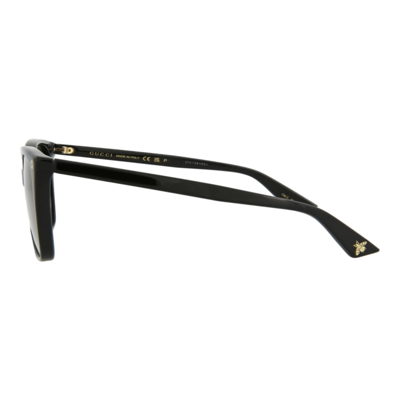 GAFAS DE SOL DE ACETATO CON MONTURA CUADRADA GUCCI PARA MUJER EN NEGRO NEGRO GRIS - 3