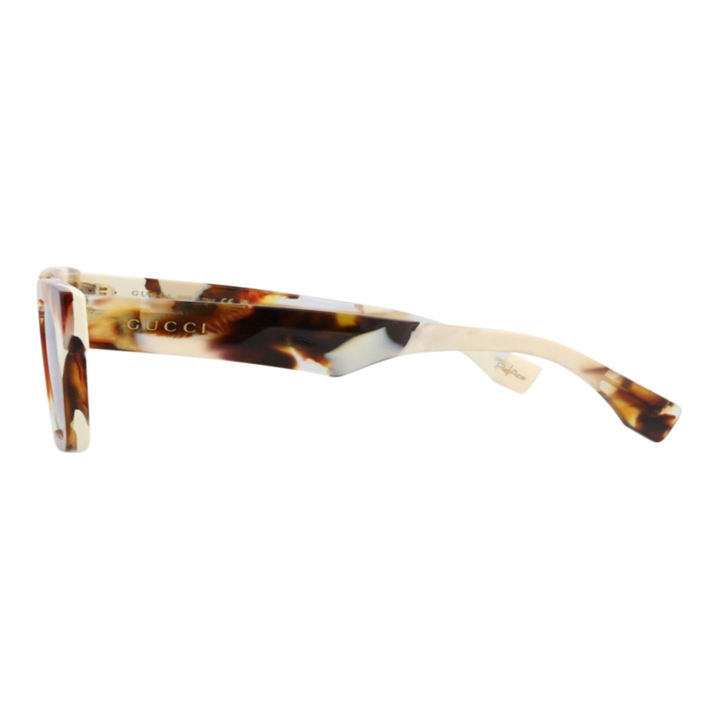 GAFAS DE SOL GUCCI DE ACETATO RECICLADO CON MONTURA CUADRADA PARA HOMBRE EN HAVANA HAVANA BLUE - 3