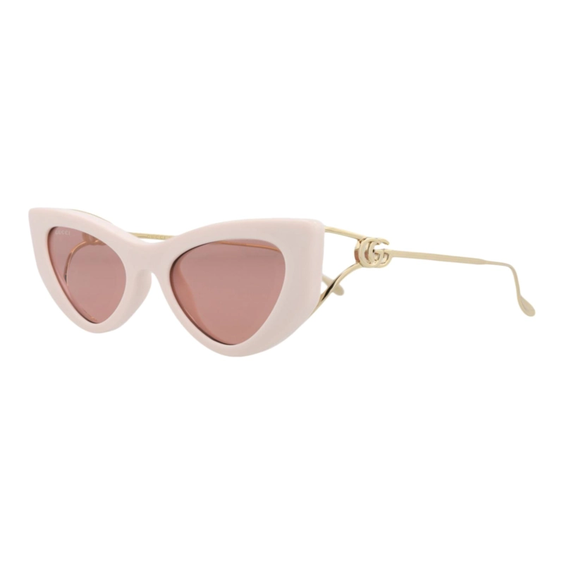 GAFAS DE SOL INYECTABLES CON MONTURA EN FORMA DE OJO DE GATO DE GUCCI PARA MUJER EN COLOR MARFIL - 2