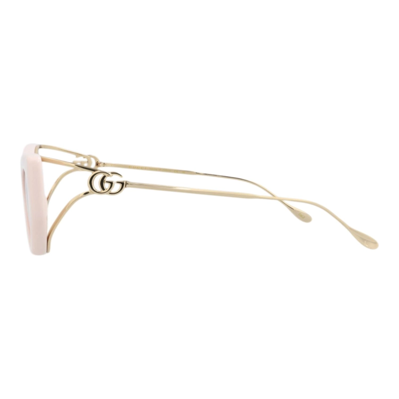 GAFAS DE SOL INYECTABLES CON MONTURA EN FORMA DE OJO DE GATO DE GUCCI PARA MUJER EN COLOR MARFIL - 3