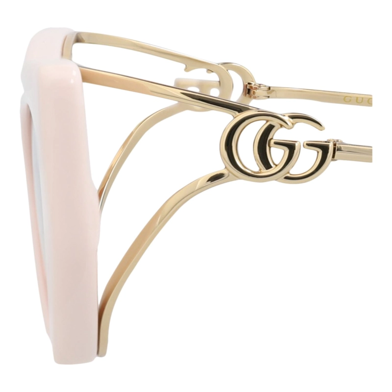 GAFAS DE SOL INYECTABLES CON MONTURA EN FORMA DE OJO DE GATO DE GUCCI PARA MUJER EN COLOR MARFIL - 4