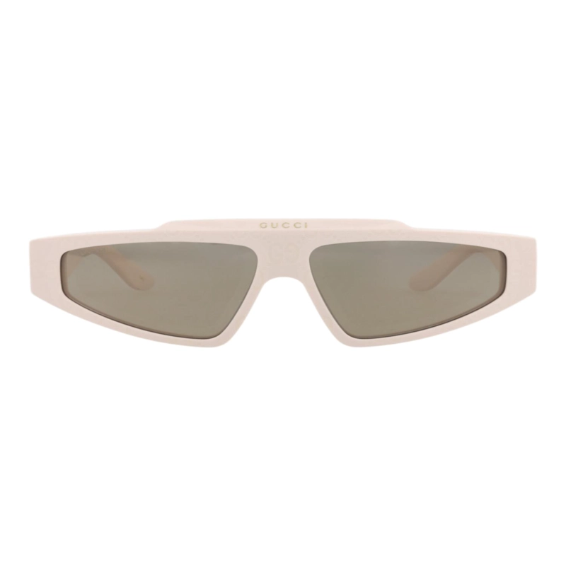 GAFAS DE SOL GUCCI DE ACETATO RECICLADO CON MONTURA CUADRADA PARA HOMBRE EN COLOR GRIS MARFIL - 1