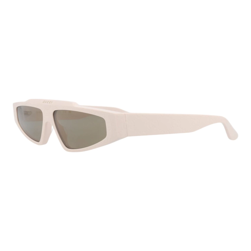 GAFAS DE SOL GUCCI DE ACETATO RECICLADO CON MONTURA CUADRADA PARA HOMBRE EN COLOR GRIS MARFIL - 2