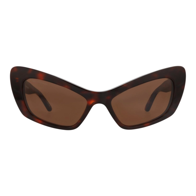GAFAS DE SOL BALENCIAGA DE ACETATO RECICLADO CON MONTURA DE OJO DE GATO PARA MUJER EN HAVANA HAVANA - 1
