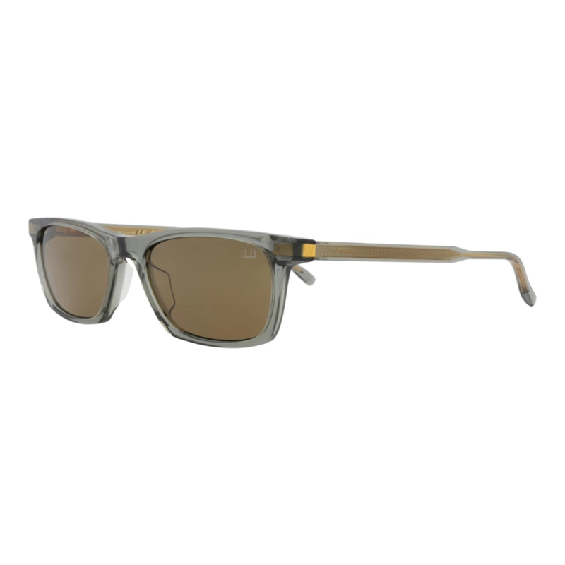 GAFAS DE SOL DUNHILL DE ACETATO RECICLADO CON MONTURA CUADRADA PARA HOMBRE EN GRIS GRIS Y MARRON - 2