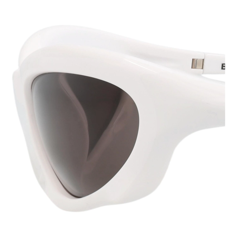 GAFAS DE SOL BALENCIAGA SHIELDFRAME BIO INJECTION PARA HOMBRE EN BLANCO BLANCO Y GRIS - 6
