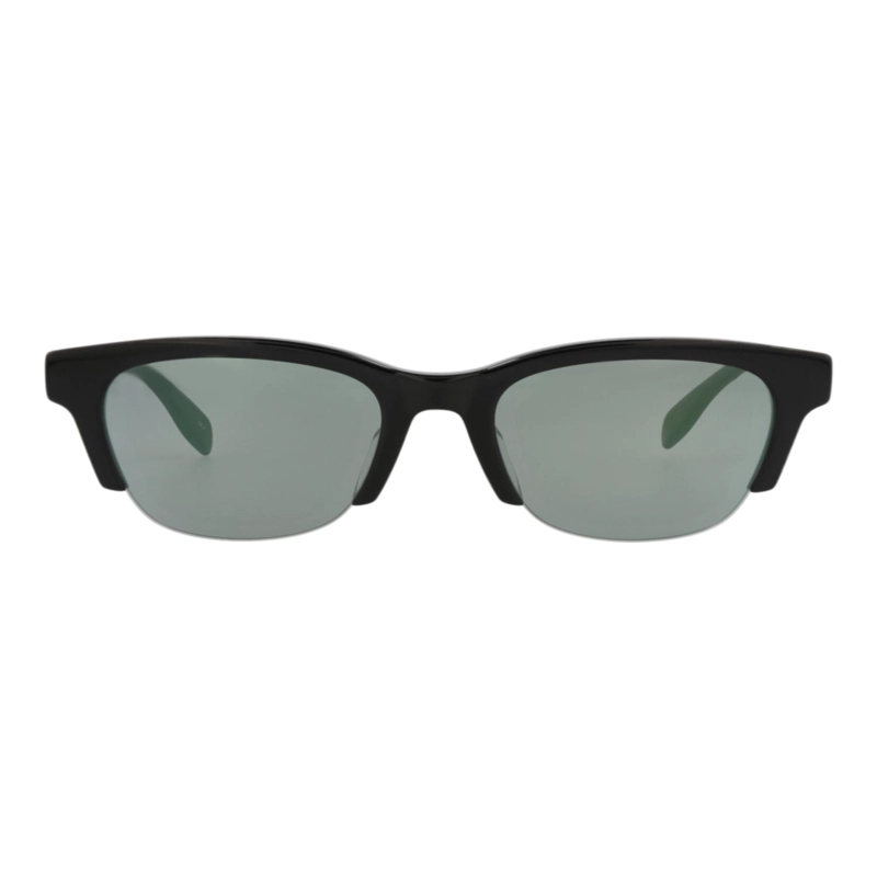 GAFAS DE SOL ALEXANDER MCQUEEN DE ACETATO RECICLADO CON MONTURA CUADRADA PARA MUJER EN NEGRO NEGRO - 1