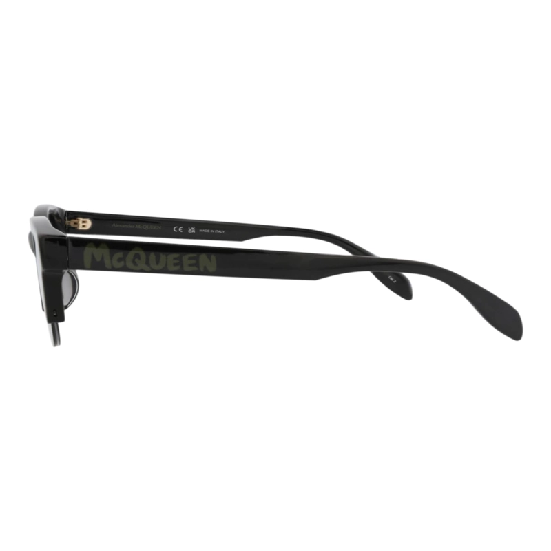 GAFAS DE SOL ALEXANDER MCQUEEN DE ACETATO RECICLADO CON MONTURA CUADRADA PARA MUJER EN NEGRO NEGRO - 3