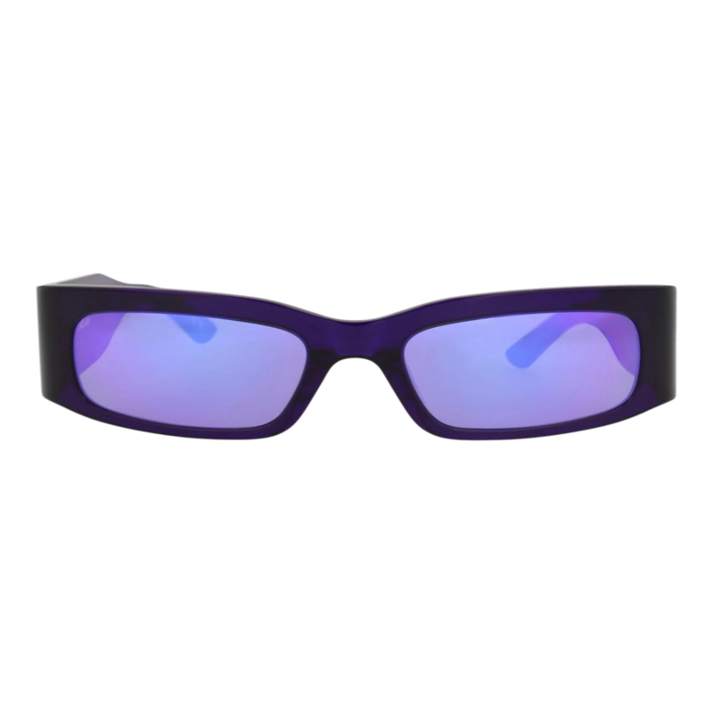 GAFAS DE SOL BALENCIAGA DE ACETATO RECICLADO CON MONTURA CUADRADA PARA HOMBRE Y MUJER EN VIOLETA - 1