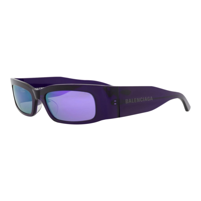 GAFAS DE SOL BALENCIAGA DE ACETATO RECICLADO CON MONTURA CUADRADA PARA HOMBRE Y MUJER EN VIOLETA - 2