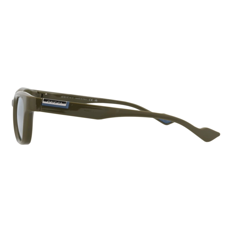 GAFAS DE SOL GUCCI DE INYECCION CON MONTURA CUADRADA PARA HOMBRE EN VERDE VERDE Y DORADO - 3