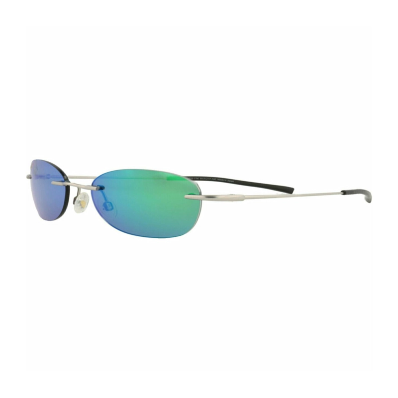 GAFAS DE SOL MAUI JIM DE METAL VISCOELASTICO CON MONTURA REDONDA PARA HOMBRE Y MUJER EN PLATA - 2