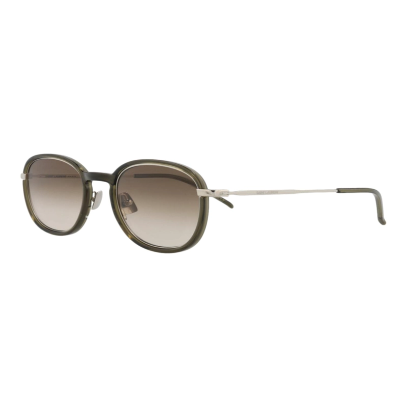 GAFAS DE SOL INYECTABLES CON MONTURA REDONDA SAINT LAURENT PARA HOMBRE Y MUJER EN COLOR VERDE - 2