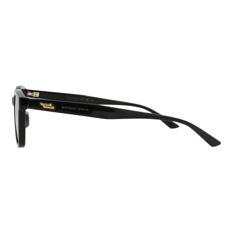 GAFAS DE SOL BOTTEGA VENETA DE ACETATO CON MONTURA REDONDA PARA MUJER EN NEGRO NEGRO Y GRIS - 3