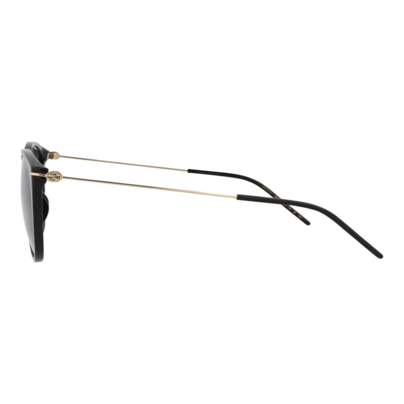 GAFAS DE SOL GUCCI DE ACETATO RECICLADO CON MONTURA DE OJO DE GATO PARA MUJER EN NEGRO DORADO Y GRIS - 3