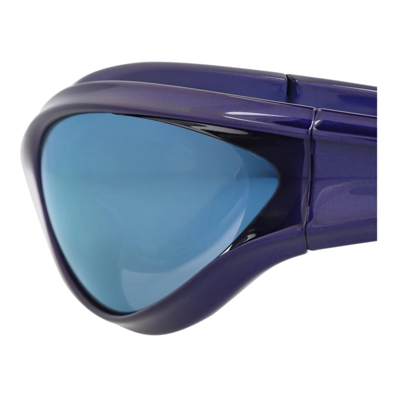 GAFAS DE SOL BALENCIAGA SHIELDFRAME BIO INJECTION PARA HOMBRE Y MUJER EN AZUL AZUL - 4