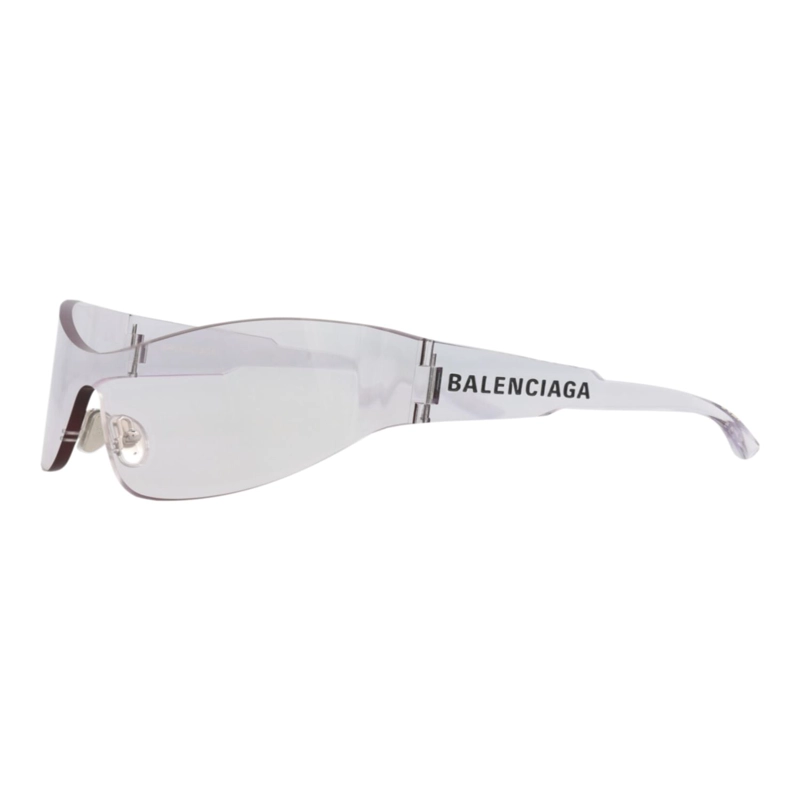 GAFAS DE SOL BALENCIAGA DE NAILON CON MARCO BLINDADO PARA MUJER EN GRIS GRIS Y GRIS - 2