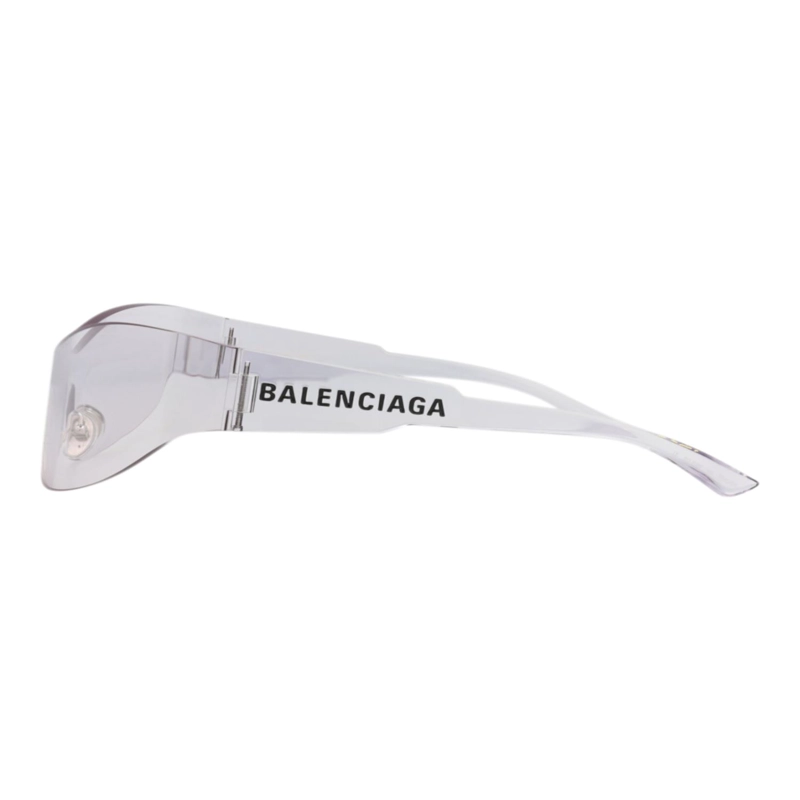 GAFAS DE SOL BALENCIAGA DE NAILON CON MARCO BLINDADO PARA MUJER EN GRIS GRIS Y GRIS - 3