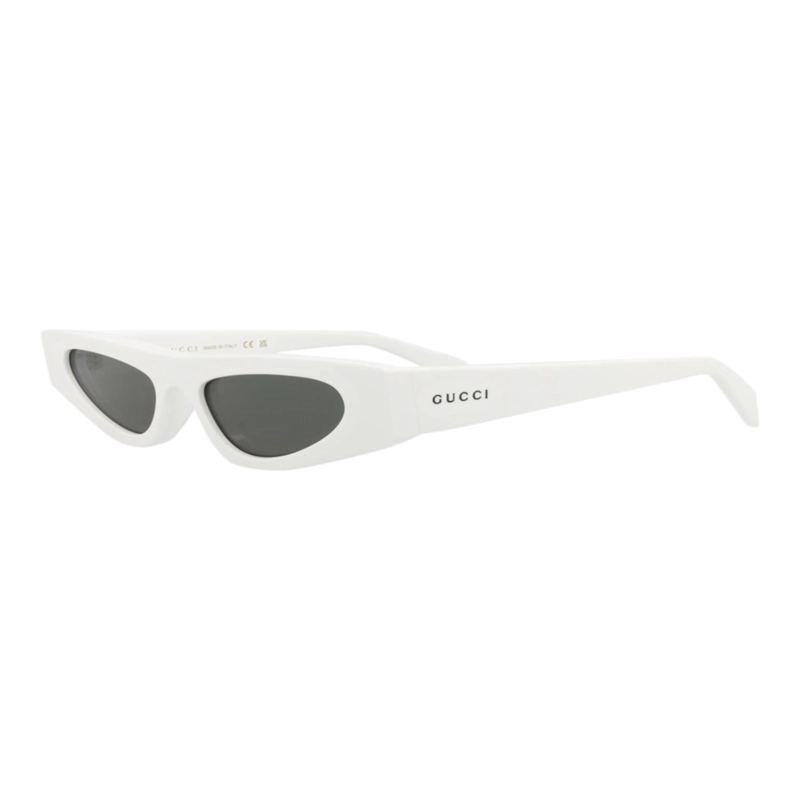 GAFAS DE SOL GUCCI DE ACETATO RECICLADO CON MONTURA DE OJO DE GATO PARA MUJER EN BLANCO BLANCO - 2