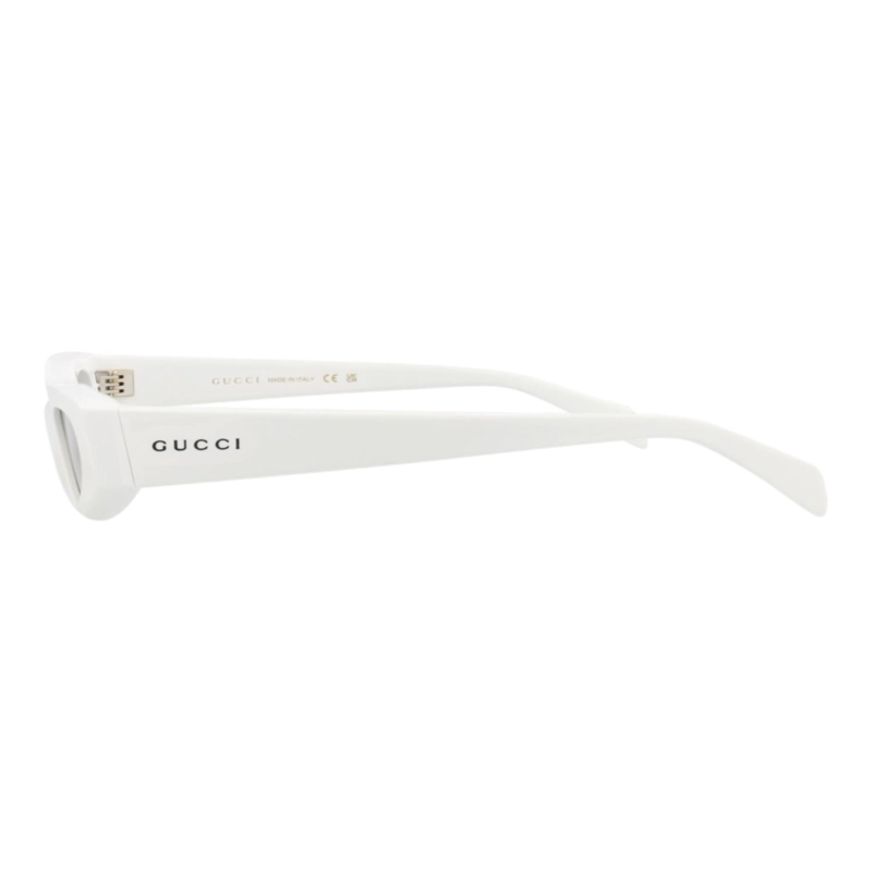 GAFAS DE SOL GUCCI DE ACETATO RECICLADO CON MONTURA DE OJO DE GATO PARA MUJER EN BLANCO BLANCO - 3