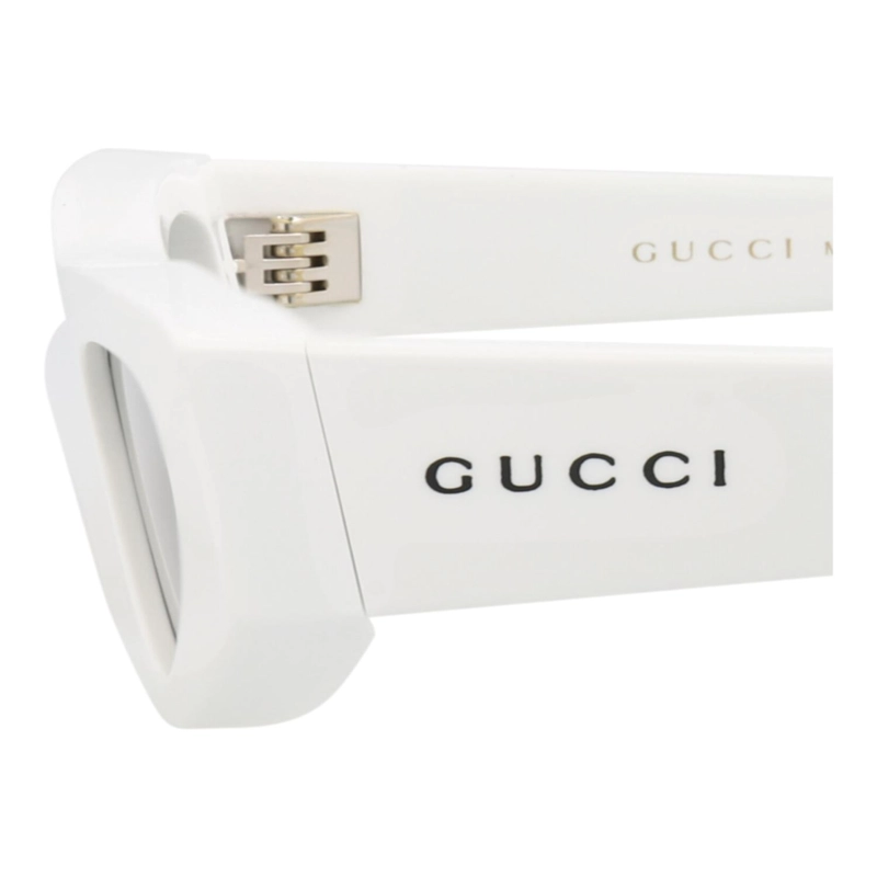 GAFAS DE SOL GUCCI DE ACETATO RECICLADO CON MONTURA DE OJO DE GATO PARA MUJER EN BLANCO BLANCO - 6