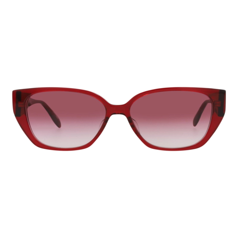 GAFAS DE SOL DE ACETATO CON MONTURA DE OJO DE GATO PARA MUJER DE ALEXANDER MCQUEEN EN COLOR BURDEOS - 1