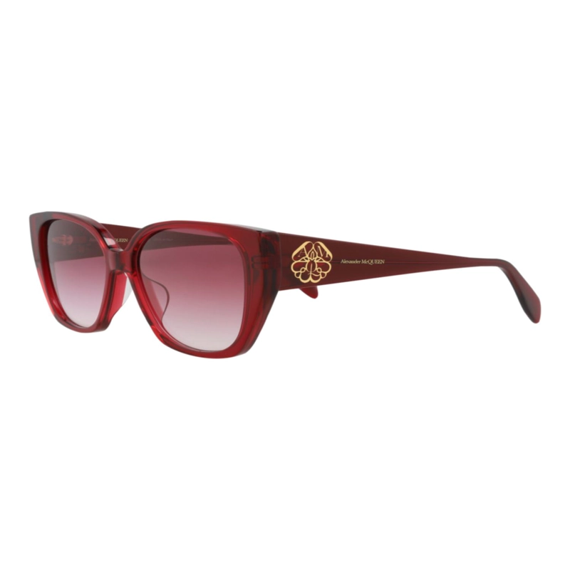 GAFAS DE SOL DE ACETATO CON MONTURA DE OJO DE GATO PARA MUJER DE ALEXANDER MCQUEEN EN COLOR BURDEOS - 2