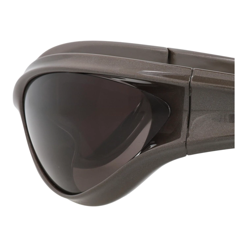GAFAS DE SOL BALENCIAGA SHIELDFRAME BIO INJECTION PARA HOMBRE Y MUJER EN GRIS GRIS Y GRIS - 6