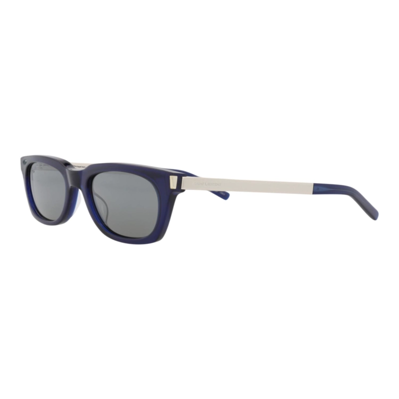 GAFAS DE SOL SAINT LAURENT DE ACETATO RECICLADO CON MONTURA CUADRADA PARA HOMBRE Y MUJER EN AZUL - 2