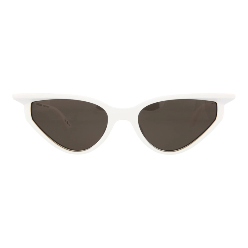 GAFAS DE SOL INYECTABLES CON MONTURA DE OJO DE GATO BALENCIAGA PARA MUJER EN BLANCO BLANCO Y GRIS - 1