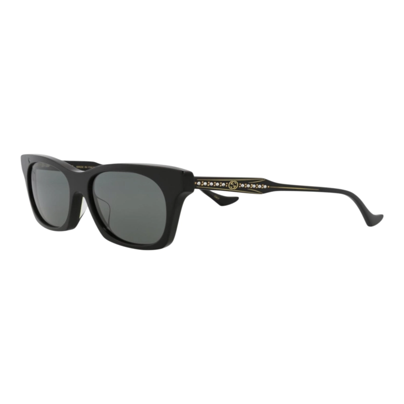 GAFAS DE SOL GUCCI DE ACETATO RECICLADO CON MONTURA DE OJO DE GATO PARA MUJER EN NEGRO NEGRO Y GRIS - 2
