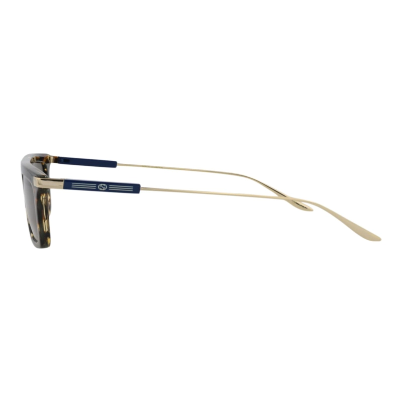 GAFAS DE SOL GUCCI DE ACETATO RECICLADO CON MONTURA CUADRADA PARA HOMBRE EN HAVANA GOLD BROWN - 3