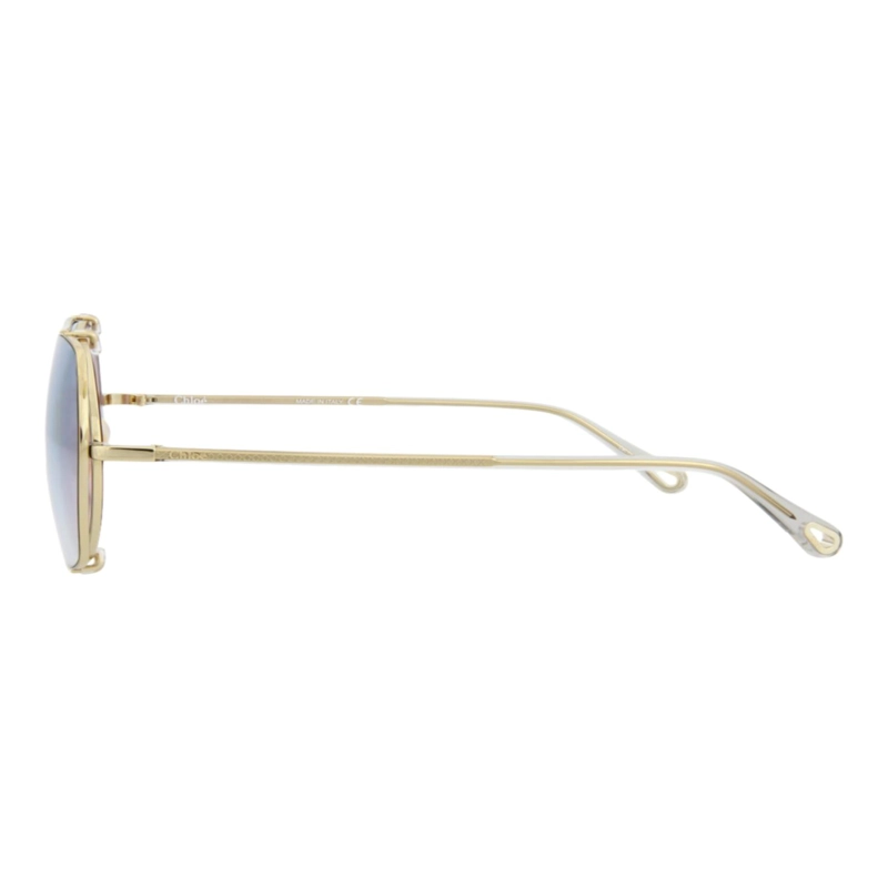 GAFAS DE SOL CHLOE  DE METAL CON MONTURA CUADRADA PARA MUJER EN DORADO GRIS CLARO - 5