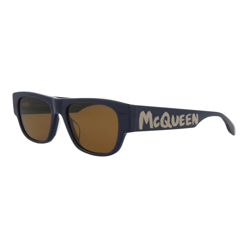 ALEXANDER MCQUEEN GAFAS DE SOL DE ACETATO CON MONTURA CUADRADA PARA HOMBRE EN AZUL AZUL MARRON - 2