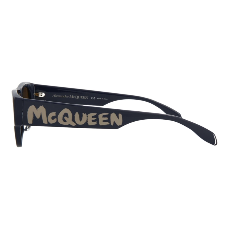 ALEXANDER MCQUEEN GAFAS DE SOL DE ACETATO CON MONTURA CUADRADA PARA HOMBRE EN AZUL AZUL MARRON - 5