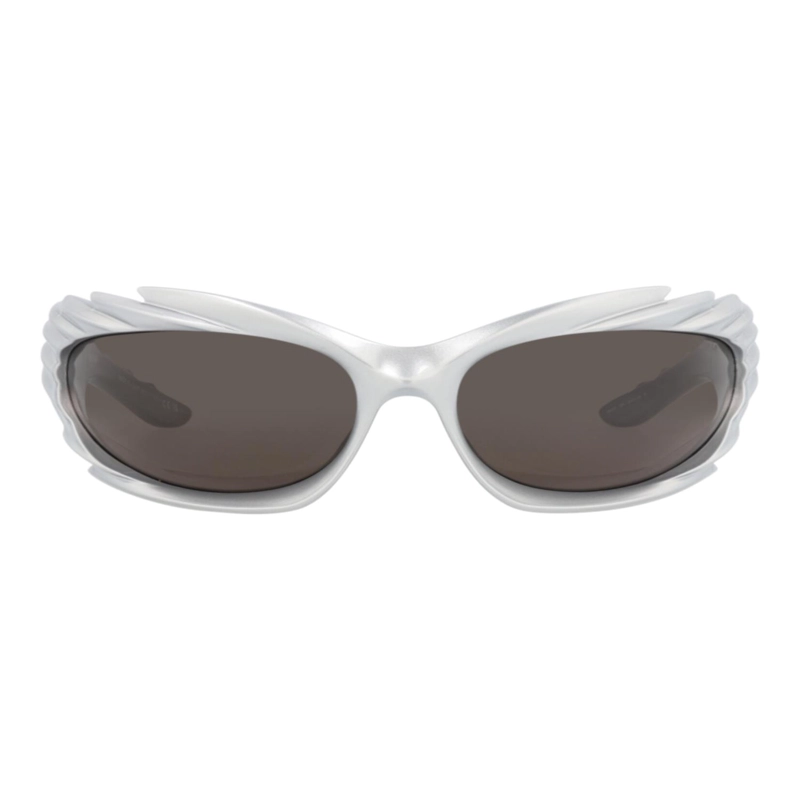 GAFAS DE SOL BALENCIAGA SHIELDFRAME BIO INJECTION PARA HOMBRE Y MUJER EN PLATA Y GRIS - 1