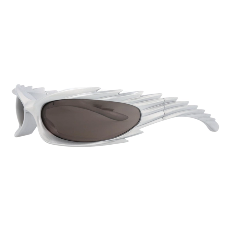 GAFAS DE SOL BALENCIAGA SHIELDFRAME BIO INJECTION PARA HOMBRE Y MUJER EN PLATA Y GRIS - 2