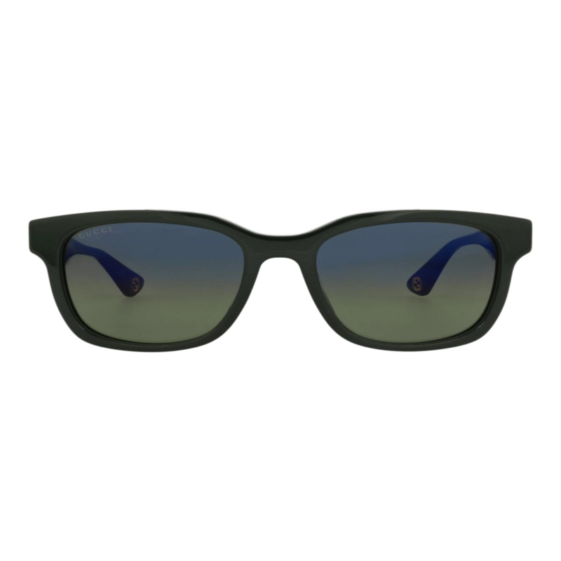 GAFAS DE SOL GUCCI DE ACETATO RECICLADO CON MONTURA CUADRADA PARA HOMBRE EN VERDE VERDE Y AZUL - 1