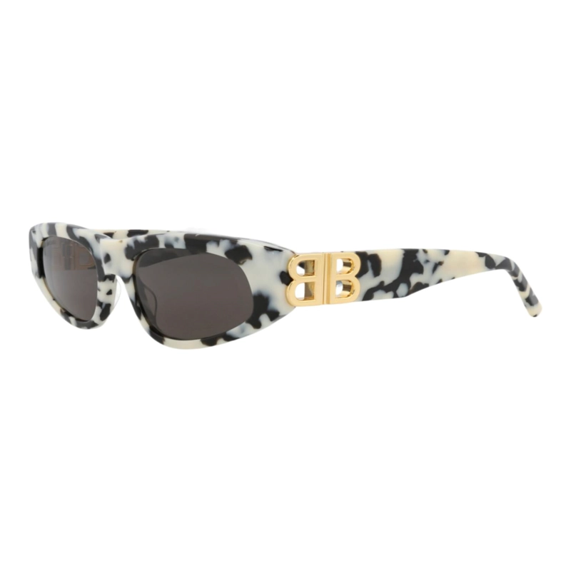 GAFAS DE SOL BALENCIAGA DE ACETATO RECICLADO CON MONTURA DE OJO DE GATO PARA MUJER EN HAVANA GOLD - 2
