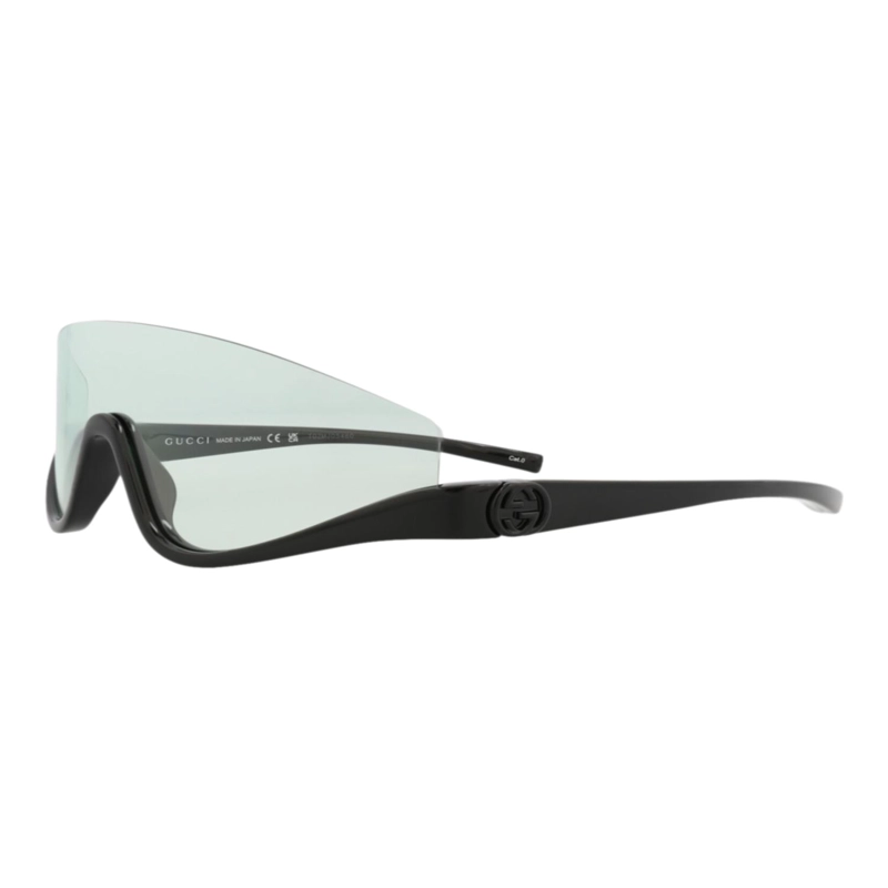 GAFAS DE SOL GUCCI SHIELDFRAME INJECTION PARA MUJER EN NEGRO NEGRO Y VERDE - 2