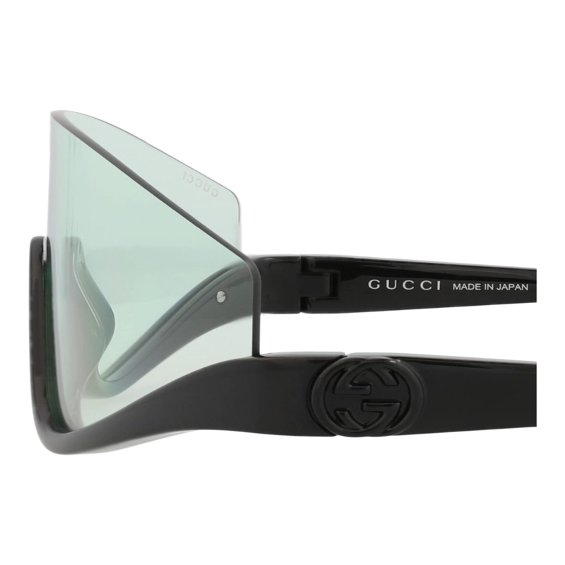 GAFAS DE SOL GUCCI SHIELDFRAME INJECTION PARA MUJER EN NEGRO NEGRO Y VERDE - 6