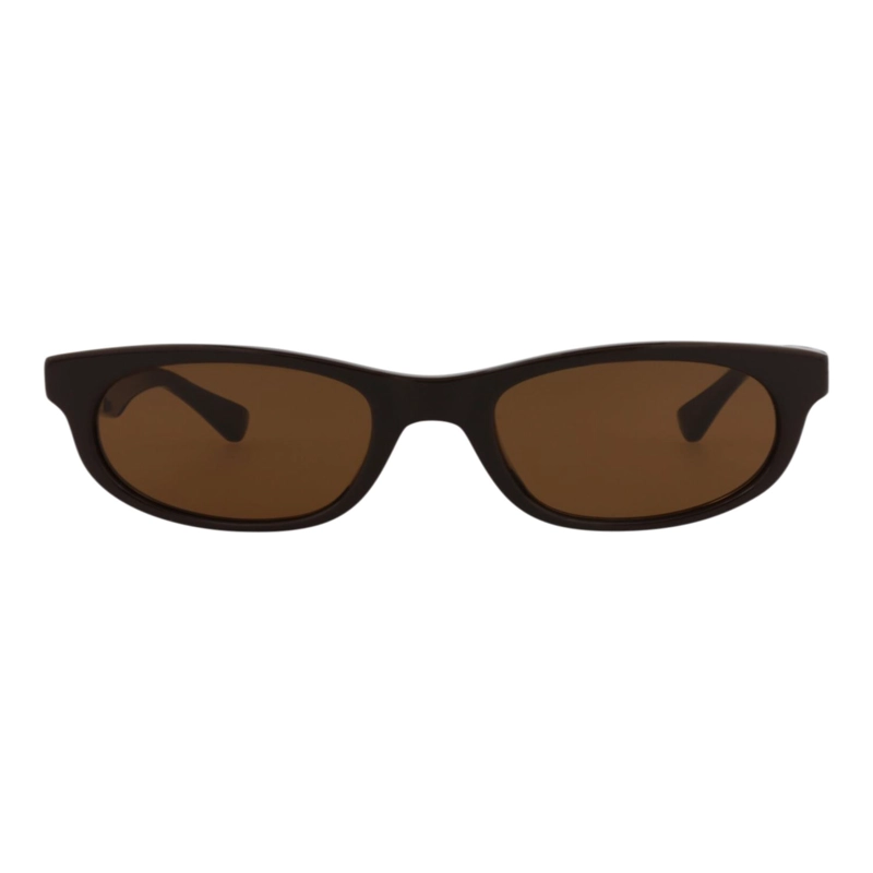 GAFAS DE SOL BOTTEGA VENETA DE ACETATO CON MONTURA REDONDA PARA HOMBRE Y MUJER EN MARRON MARRON - 1