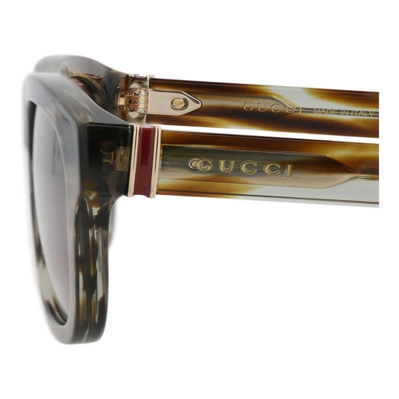 GAFAS DE SOL GUCCI DE ACETATO RECICLADO CON MONTURA CUADRADA PARA HOMBRE EN HAVANA HAVANA BROWN - 6
