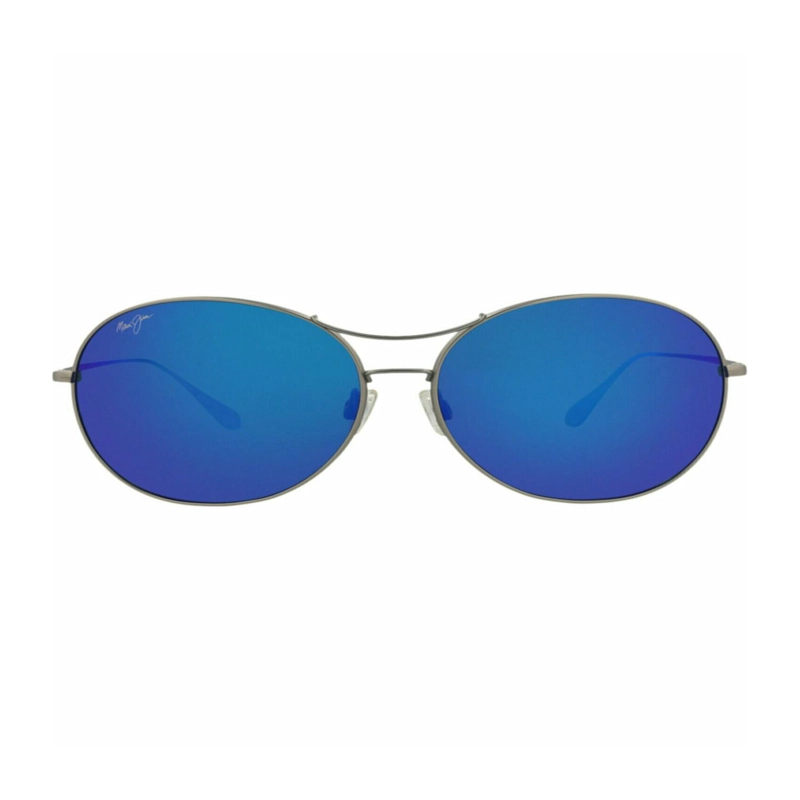 GAFAS DE SOL MAUI JIM DE TITANIO CON MONTURA REDONDA PARA MUJER EN TITANIO AZUL TITANIO - 1