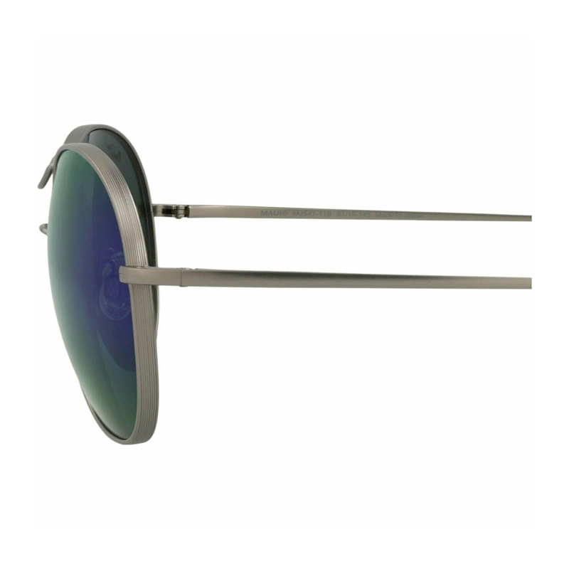 GAFAS DE SOL MAUI JIM DE TITANIO CON MONTURA REDONDA PARA MUJER EN TITANIO AZUL TITANIO - 4