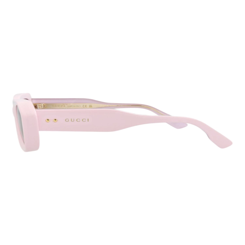 GAFAS DE SOL GUCCI DE ACETATO RECICLADO CON MONTURA CUADRADA PARA MUJER EN ROSA ROSA Y MARRON - 3