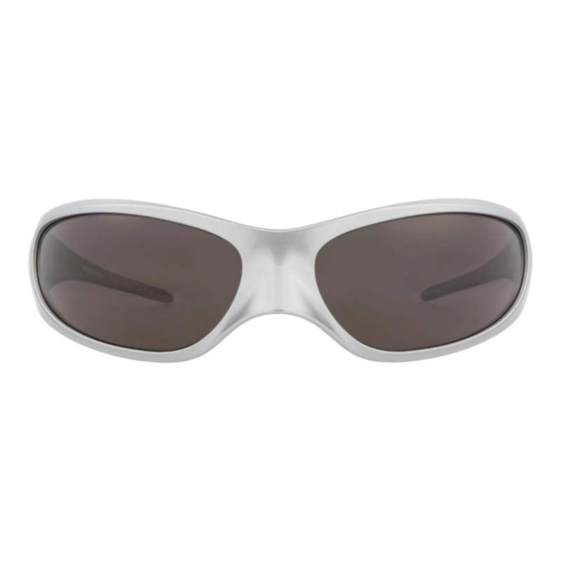 GAFAS DE SOL BALENCIAGA SHIELDFRAME BIO INJECTION PARA MUJER EN COLOR PLATEADO Y GRIS - 1