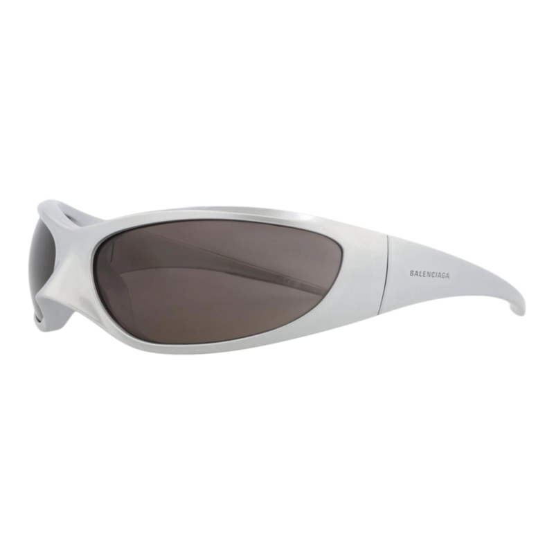 GAFAS DE SOL BALENCIAGA SHIELDFRAME BIO INJECTION PARA MUJER EN COLOR PLATEADO Y GRIS - 2
